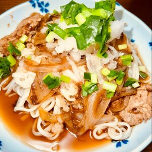 さっぱり美味しい♪おろし豚うどん